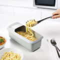 Kitchen Accessories Microwave Pasta Cooker With Strainer Heat Resistant Pasta Boat Steamer Spaghetti Noodle Cooking Box Tools. 