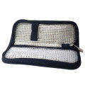 Portable Insulin Cooler Bag Diabetic Insulin Travel Case Cooler Pill Box Aluminum F  Ice Bag  Navy Blue. 