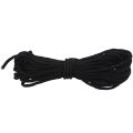 2X Paracord 550 Parachute Rope 7 Core Strand for Climbing Camping Buckle Rope Black 25FT. 