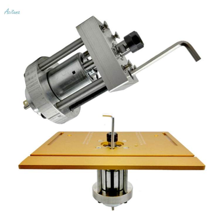 Lifting Spindle Lifting Base Router Table Lift for Mounting Trimming Machine Lift Spindle