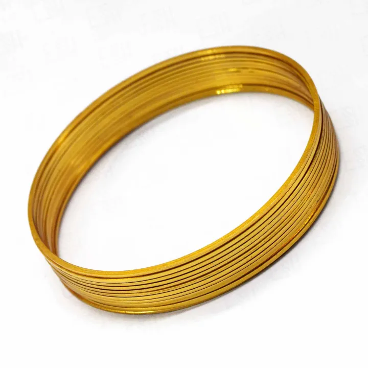 12%20Piece%20Gold%20plated%20Bangal%20Classic%20Round%20Single%20plain%20Bangle%201mm%20Thin%20Very%20Nice%20Bangel%20Wire%20Charm%20Bangles%20for%20Women%20Jewelry%20Gift%20-%20Image%207