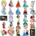 20/40pcs Princess Stickers Disney Princess Fairy Stickers for Laptop Scrapbook Journal Kids Girls Boys Stickers. 