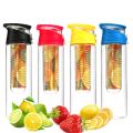 700ml/800ml Portable Fruit Infuser Water Bottle Kids Outdoor Sports Lemon Juice Bottle Flip Lid for Kitchen Table Camping Travel. 