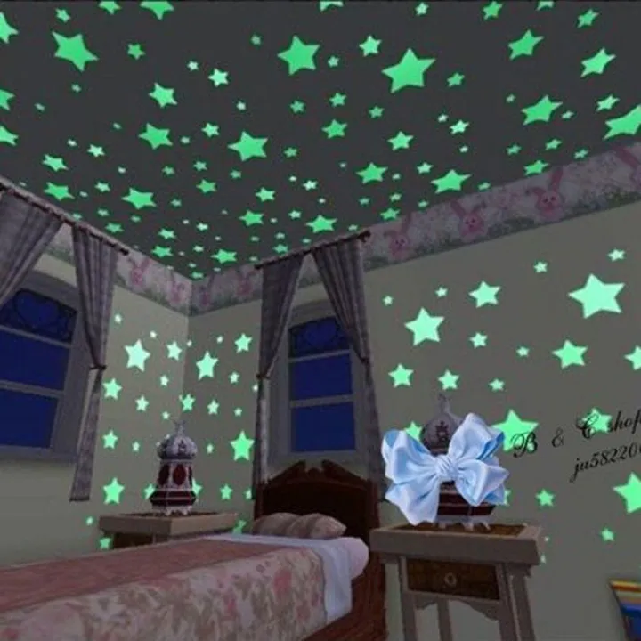 Luminous%20Star%20Wall%20Stickers%20-%20Image%203