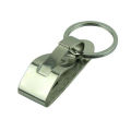 Heavy Duty Survivor Security Belt Clip Nickel Plated Steel Key Chain. 