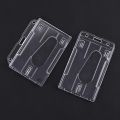 1/10Pcs Clear Clear Bank Card Protective Holder Card Sleeves Id Badge Case ID Card Cover For School Office Company Waterproof Hard Case Credit ID Business Card Protection. 