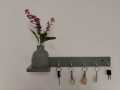 wooden key holder. 
