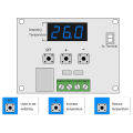 LKPCIGCXM W1209 DC 12V Digital Temperature Controller Board -50-110°C Electronic Temperature Temp Control Module Switch (1-Pack). 