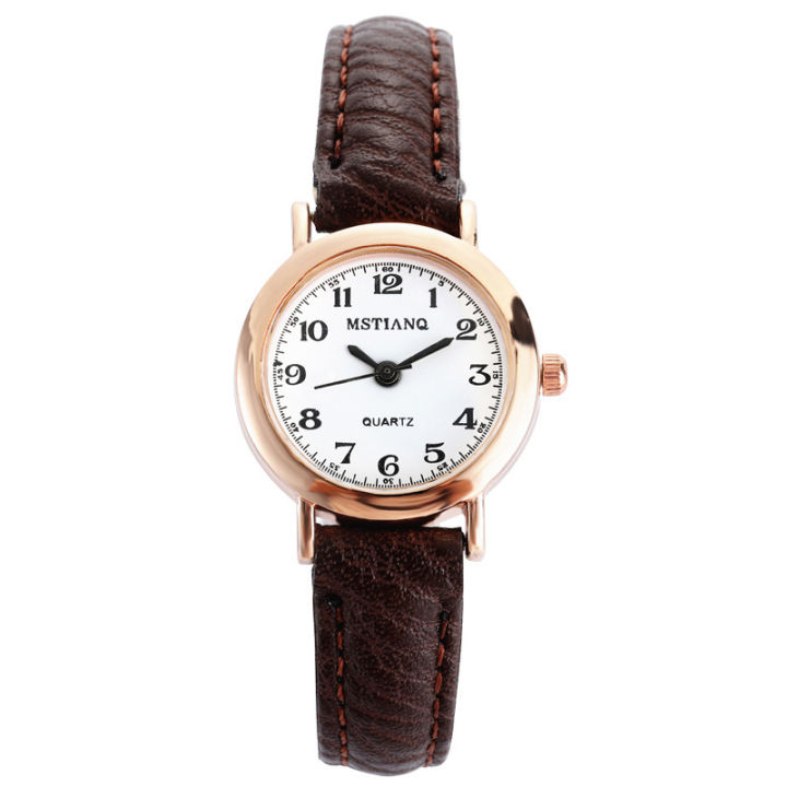 chic%20Retro%20Girls%20Examination%20Watch%20Female%20Student%20Style%20round%20Small%20and%20Simple%20Junior%20High%20School%20Student%20Fashion%20Watch%20-%20Image%205