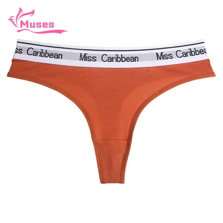 Muses Mall Seamless Thongs Comfortable Seamless Low Waist Women's Thongs with Wide Waistband Anti-bacterial Breathable Lady Underwear Briefs for Women Low-rise Briefs