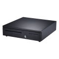 Heavy Duty Electronic Cash Drawer Box Case Storage 5 Bill 5 Coin Trays Check Entry Support Auto Manual Open Key-lock RJ11 for Epson Star POS Printer Money Register - Coin Tray Adjustable Moveable. 