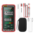 683 Smart Multimeter High-End Touch 6000 Counts Multimetro Test Rechargeable Multitester AC/ Tester Tool Easy to Use Black. 