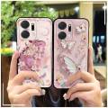 Silicone Shockproof Phone Case For Honor X7a/Play7T 5G Soft case Cute Full wrap Phone Pouch flower Oil Painting TPU. 