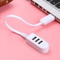 High Speed 3 Ports USB 2.0 Hub Data & Charging Hot Sale 3 Port USB Multi-function Charger Converter Extension Line Multi-port Hub Multi-port HUB Hub Mini Usb Mini-USB. 