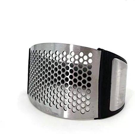 Stainless%20Steel%20Garlic%20Press%20Rocker%20,%20New%20Arc-shaped%20Design%20Professional%20Heavy%20Soft-Handled%20Garlic%20Crusher%20With%20Comfortable%20Grip%20(Garlic%20Press%20Black)%20-%20Image%202