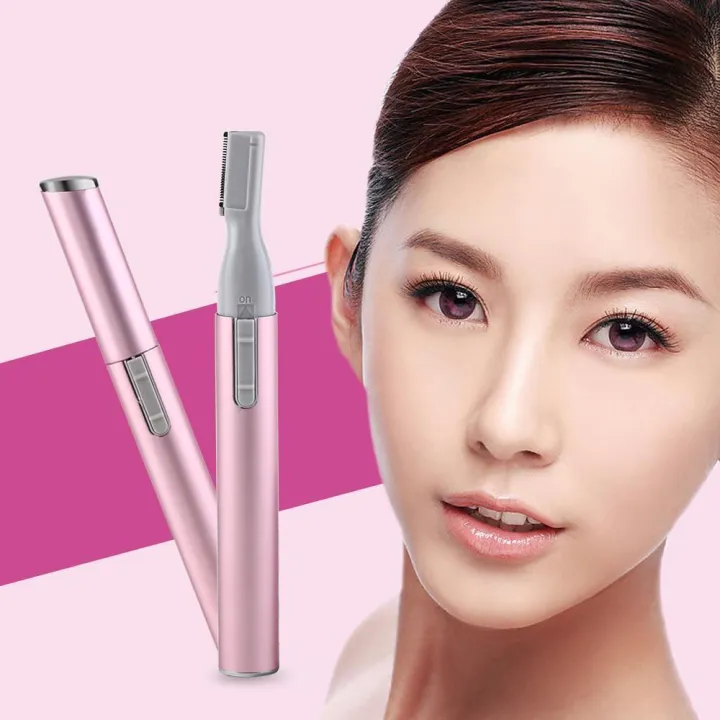 Pen Type Women's Electric Facial Nose Ear & Eyebrow Hair Remover & lady Trimmer