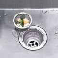1/3Pcs Stainless Steel Mesh Sink Strainer Filter High Density Handle Sink Filter Kitchen Drainer Drain Hole Filter Trap Waste Screen. 
