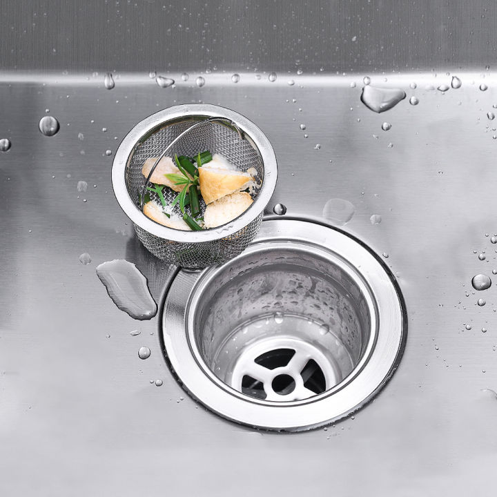 1/3Pcs%20Stainless%20Steel%20Mesh%20Sink%20Strainer%20Filter%20High%20Density%20Handle%20Sink%20Filter%20Kitchen%20Drainer%20Drain%20Hole%20Filter%20Trap%20Waste%20Screen%20-%20Image%204