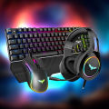 Havit Gaming Combo KB501CM 4-In-1  (Keyboard, Headset, Mouse and Mouse Pad. 