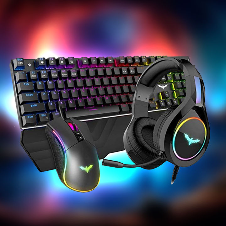 Havit Gaming Combo KB501CM 4-In-1  (Keyboard, Headset, Mouse and Mouse Pad