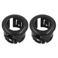Parking sensor fixed-2 x parking sensor bracket-black. 