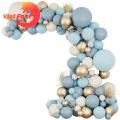 Balloon Garland Arch Set 1 Set Balloon Garland Arch Kit Vintage Blue White Golden Leakproof Thicker Baby Shower Birthday Party Wedding Decoration Latex Balloon Party Supplies Latex Balloon Garland. 
