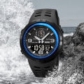 SKMEI 1655 Outdoor Sports Men's Electronic Watch Dual Display Multi functional Waterproof Student Exploration Watch. 