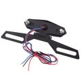 1Pc 12V Motorcycle weatherproof LED Tail Brake Light Plastic Lens metal Holder Bracket for most motorcycles. 