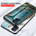 Marble Tempered Glass Phone Case For Samsung Galaxy M51 M31S M31 M21 M11 Hard Back Cover For Samsung M30S Anti-fall Case Coques. 