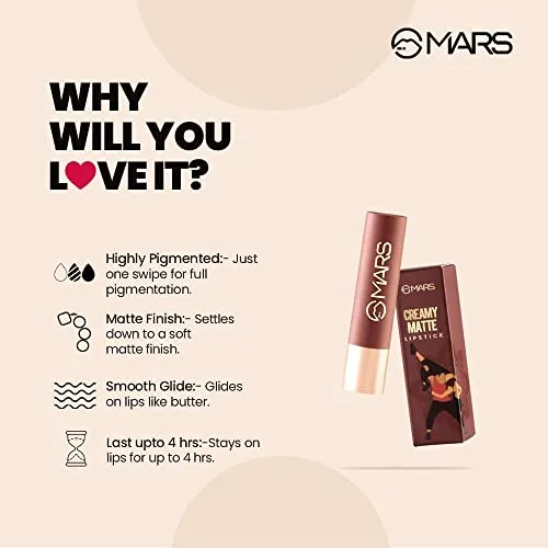 MARS%20Creamy%20Matte%20Long%20Lasting%20Lipstick%20for%20Women%20%7C%20Creamy%20Lipstick%20%7C%20Single%20Swipe%20Application%20%7C%20Smooth%20&%20Light%20Weight%20(3.2%20gm)%20(11-Aerial%20Awe)%20(FROM%20INDIA%20SAB)%20-%20Image%203