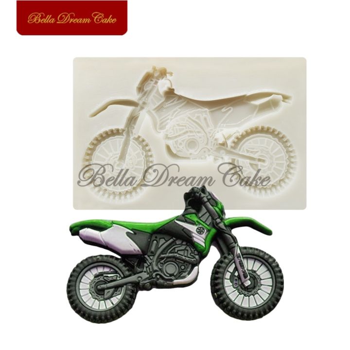 thumbnail image 2 of Motorcycle Silicone Mold #230 – For Fondant, Cupcake, Candy, Sugarcraft, Resin 2 of 6