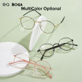 OQ BOGA 4 Colors Unisex Proof Blue Light Radiation Computer Glasses Men Women Photochromic Anti UV Round Frame Sunglasses. 
