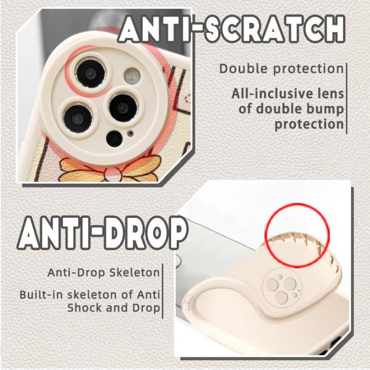 Colorful%20Chain%20Dirt-resistant%20Phone%20Case%20For%20Redmi%20K70E%20Cartoon%20Anti-knock%20Simplicity%20cute%20Anti-knock%20skeleton%20soft%20case%20-%20Image%204