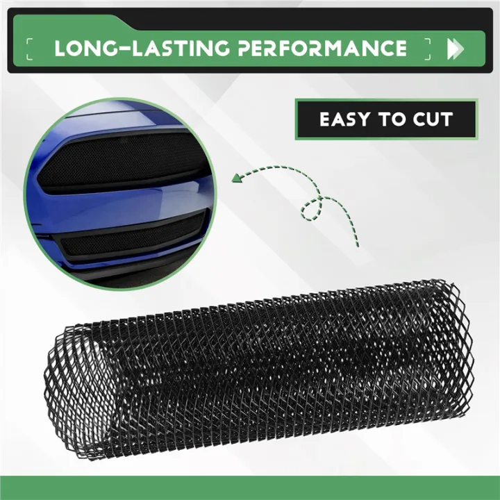 40X13%20Inch%20Universal%20Car%20Grille%20Mesh%20Metal%20Car%20Grill%20Mesh%20Hole%208X16mm%20-%20Image%205