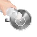 Liquid Dispenser Wide Mouth Stainless Steel Funnel Spice Cooking Oil Filter Kitchen Tool Strainer with Detachable Filter Oil Spill Oil Liquid Funnel For Filling Bottles Jars. 