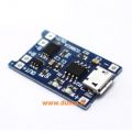 Lithium Battery Charger Module BMS Micro USB 5V 1A 18650 TP4056. 