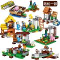 NYT 2020  Building Minecraftinglys Compatible Building Block Assembly Children'S  Puzzle Building Block Waterfall Warhorse Toys. 
