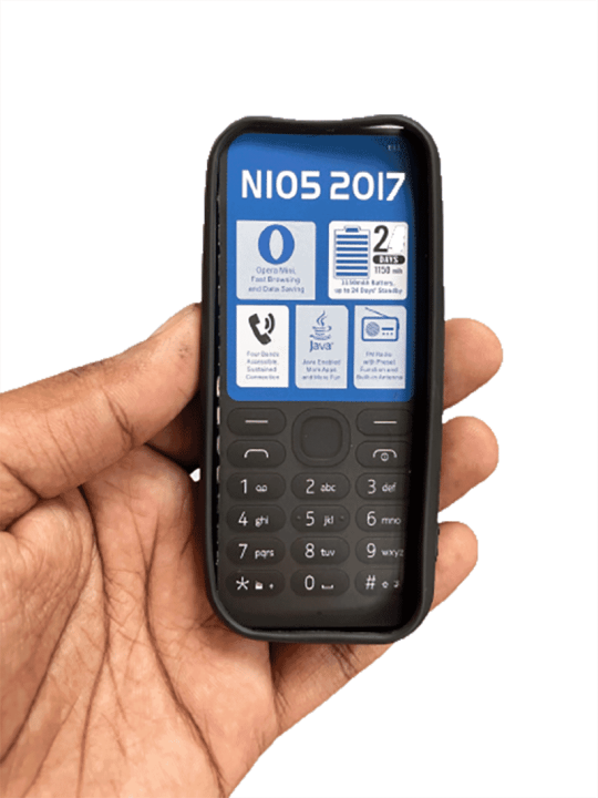 Housse Liège Flip Cover Pour Nokia 105 (2019) - Protection étui Portefeuille - Neuve