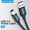 Vention USB Printer Cable USB 2.0 Type A Male To B Male Sync Data Scanner Printer Cable for ZJiang HP Canon Epson USB Printer. 