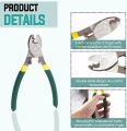 Heavy Duty Cable Cutter, Multifunctional Industrial IHigh Leverage Curve Jaw Wire Cutters with Soft Anti-Slip Handle for Cutting Communications Cable Copper Aluminum Bolts. 