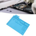 Electronics Silicone Repair Pad, Silicone Repair Mat Convenient Corrosion Resistant Humanized for PCB Board. 