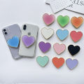 Glossy Color Phnom Penh Love Heart Foldable Grip Tok Elastic Phone Holder Support Finger Ring Talk Socket. 