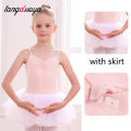 Girls Ballet Skirts sling Dance Suits Kids Ballet Bodysuits Summer training dancing clothes Girls' children's dance skirt ballet. 
