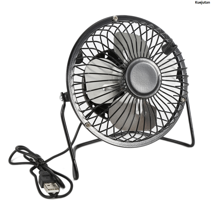 Kuejutan2025 New Mini USB Desk Fan Desktop Adjustable Tilt Stand ...