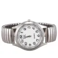 【ThinkWay】Big Numbers Stretchy Steel Men Lady Sports Wrist Watch 1.4. 
