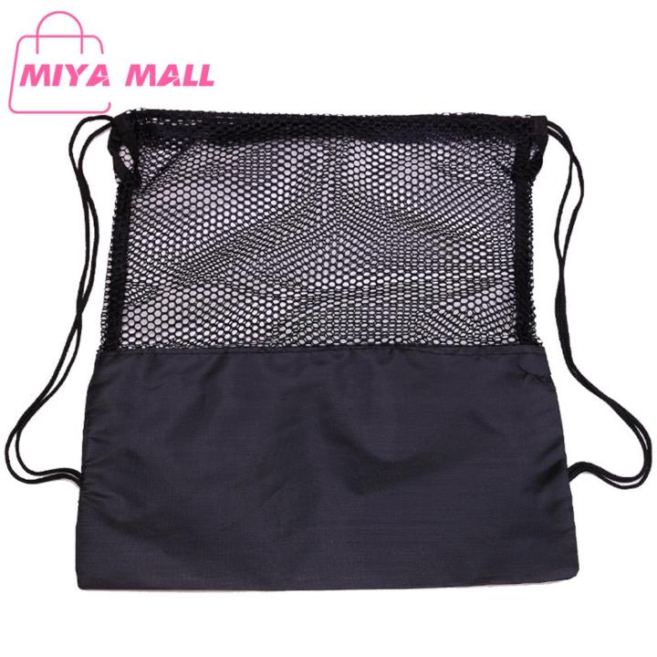 Basketball Bag Wear-resistant Mesh Drawstring Double Shoulder Bag