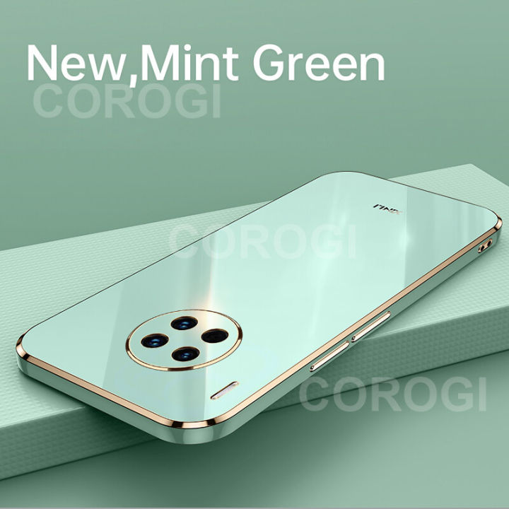 COROGI%20for%20Huawei%20Nova%208i%20Back%20Cover%20Luxury%206D%20Plating%20Frame%20Square%20Shiny%20Cases%20Camera%20Lens%20Protection%20Soft%20Silicone%20Protective%20Phone%20Case%20for%20Girl%20Boy%20-%20Image%203