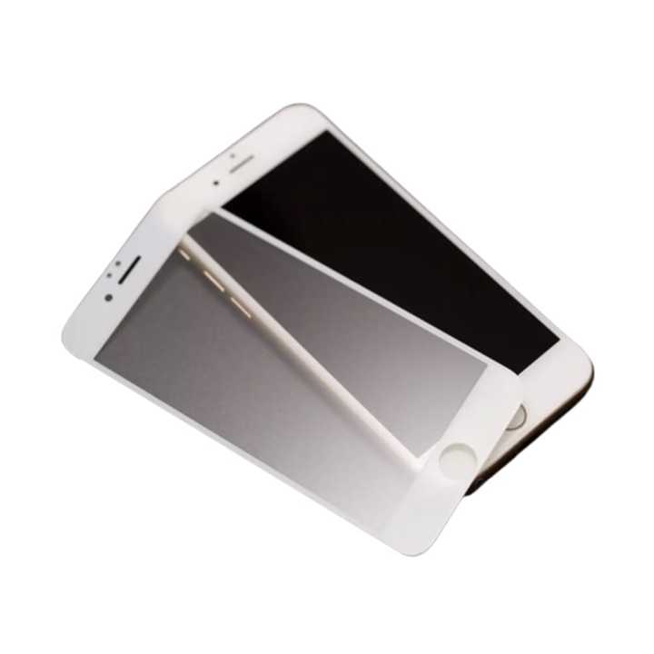 White matte screen protector tempered glass for iPhone 6, 6S, 7 & 8