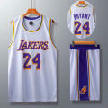 Lakers Kobe24No. Jersey Boys' Basketball Wear Suit Middle and Big Children Sports Training Junior High School and Elementary School Students Teenagers. 