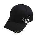 Unisex Ring Chain Baseball Caps Summer Street K-Pop Hip Hop Hat Trucker. 